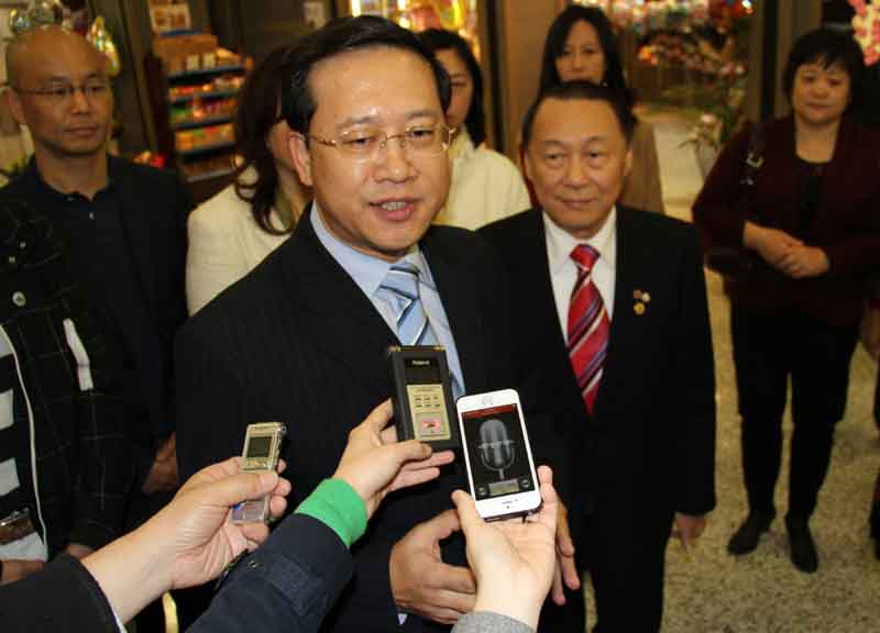 新任中國駐澳大使馬朝旭履新(攝影 賀吉)