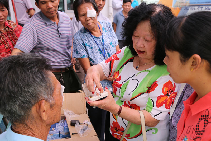 2012年9月，魏基成“天籟列車”駛入廣東省揭陽市榕城區殘疾人康復中心
