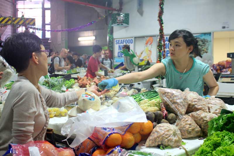 在帕迪市場體驗悉尼市井生活（實習生 魏立憲）