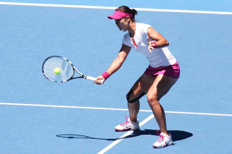 組圖：李娜亮相2014澳網 首場迎戰克羅地亞小將