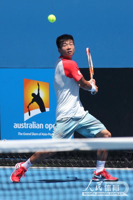 吳迪澳網首輪止步（攝影 李一鳴）