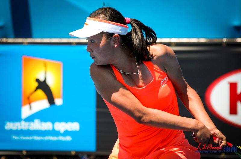 彭帥惜敗告別澳網（攝影 李一鳴）