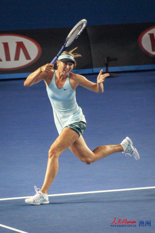 澳網女單首輪 莎拉波娃輕松淘汰美國選手