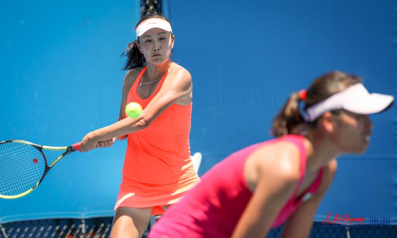 澳網女雙首輪 彭帥謝淑薇攜手晉級