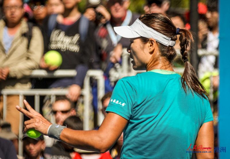 高清：澳網決戰前李娜進行訓練 卡洛斯悉心指導