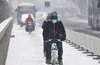 北京迎入冬初雪