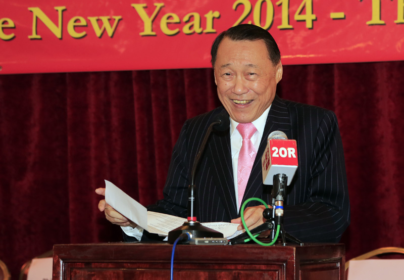 和統會會長邱維廉致辭（攝影 賀吉）