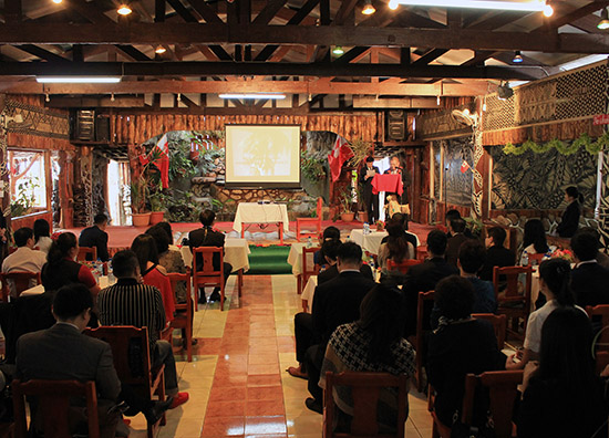 中湯旅游企業代表交流會在湯加努庫阿洛法舉行（攝影 盛楚宜）