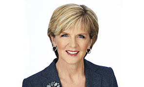 澳大利亞聯邦外交部長朱莉?畢曉普