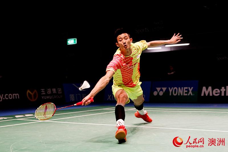 諶龍晉級澳羽公開賽16強（攝影 徐巖冰）