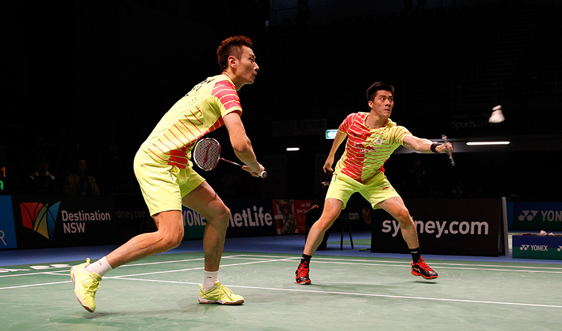 澳大利亞羽毛球公開賽：傅海峰/張楠晉級男雙16強（攝影：徐巖冰）