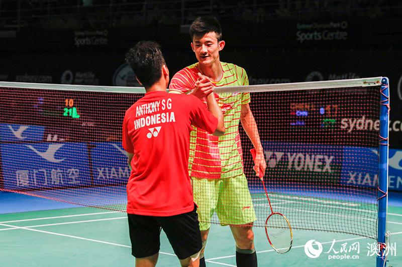 諶龍爆冷無緣澳羽公開賽四強中國隊男單全軍覆沒（攝影 賀吉）