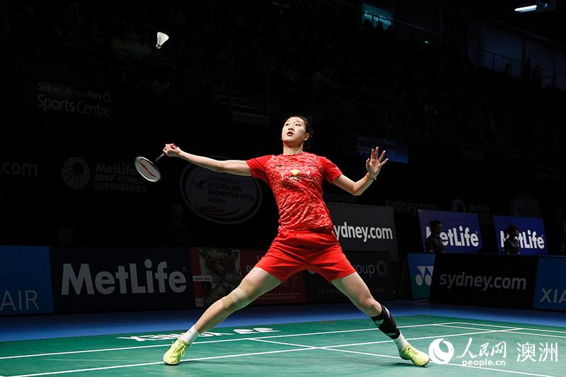 孫瑜戰勝李雪芮殺入決賽（攝影 賀吉）