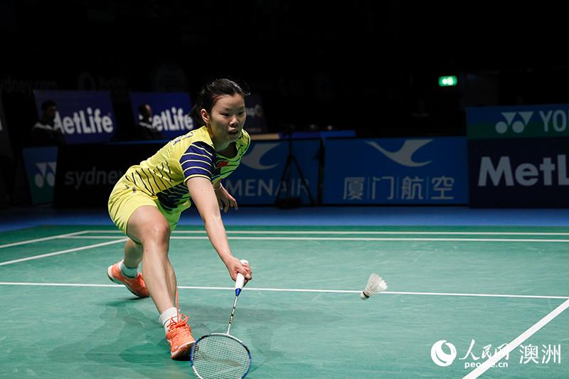李雪芮無緣澳羽公開賽決賽（攝影 賀吉）