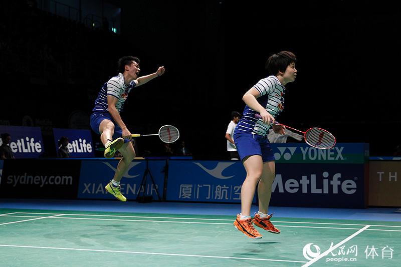 鄭思維／陳清晨殺進澳羽公開賽決賽（攝影 徐巖冰）