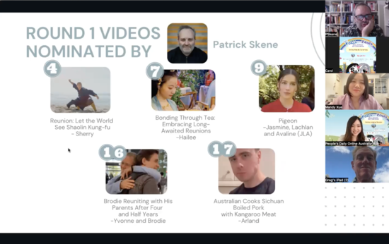 大賽評委格雷格·格蘭杰對獲獎作品進行點評(視頻截圖)